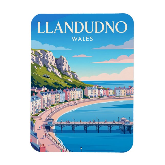 Llandudno Wales Magnet (Vertical)
