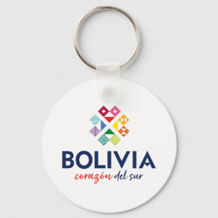 Llavero Bolivia corazón del sur Key Ring