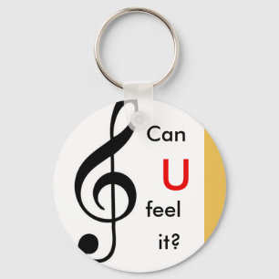 Llavero Clave de sol Key Ring