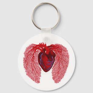 Llavero con un corazón key ring