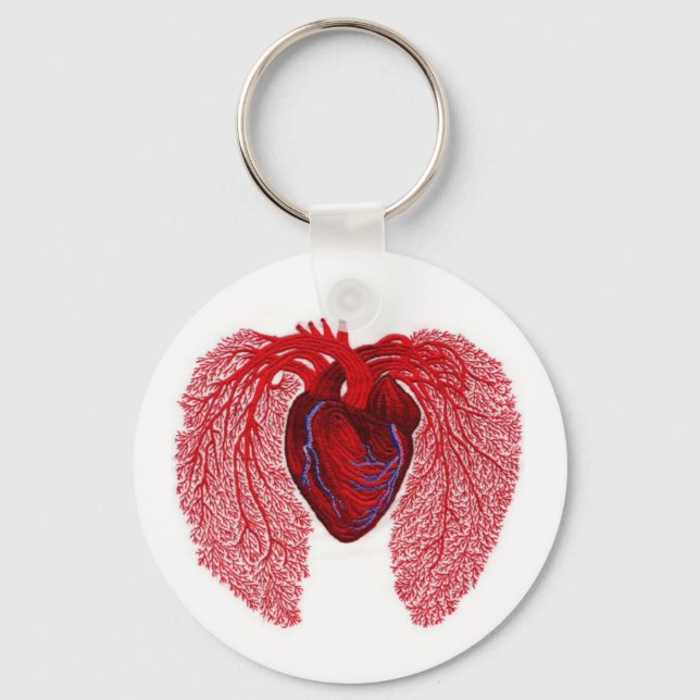 Llavero con un corazón key ring (Front)