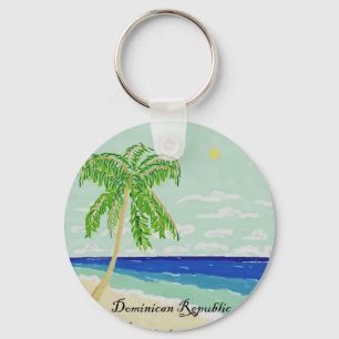 Llavero Dominican Republic Key Ring