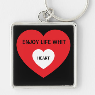LLAVERO HEART KEY RING