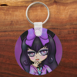 Llavero Kuromi fanart Key Ring