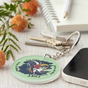 Llavero Lady Aries - Keychain Zodiaco Woman