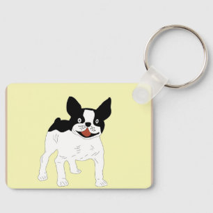 Llavero perrito alegre key ring