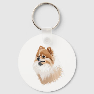 Llavero Pomerania Key Ring
