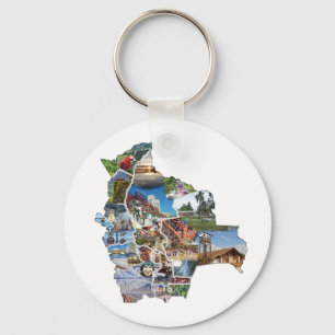 Llavero recuerdo de Bolivia Key Ring