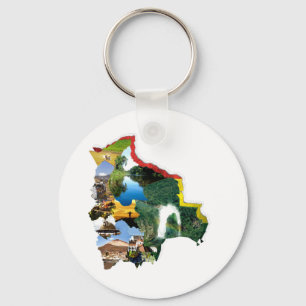 Llavero recuerdo de Bolivia Key Ring