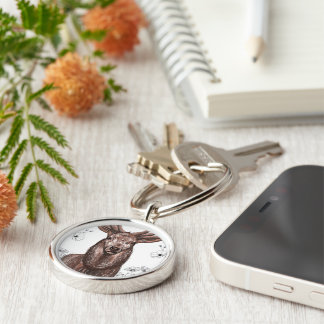 Llavero tipo chapa key ring