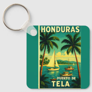 Llavero tipo chapa PUERTO DE TELA Key Ring
