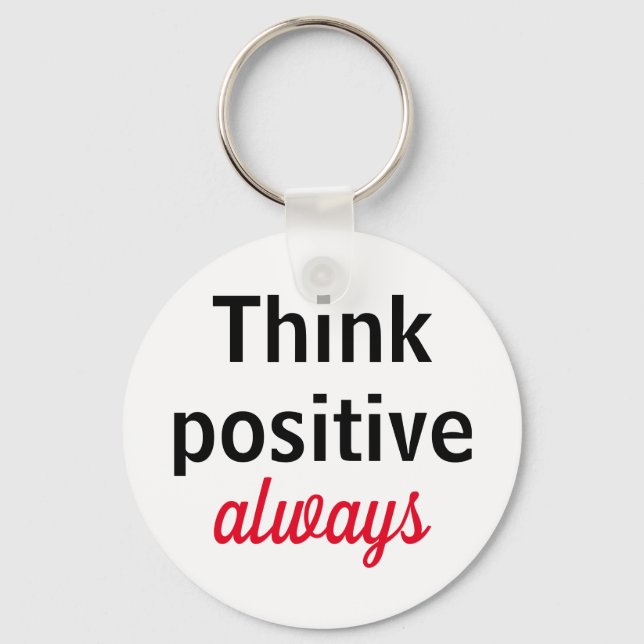 Llavero Tkink Positive always Key Ring (Front)