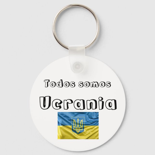 Llavero todos somos Ucrania Key Ring (Front)