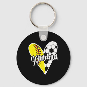 Ller Grandma Proud Softll Soccer Player Grandma  Key Ring