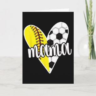Ller Mama Proud Soccer Softll Player Ll Mom Card