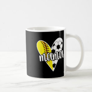 Ller Mama Proud Soccer Softll Player Ll Mom  Coffee Mug