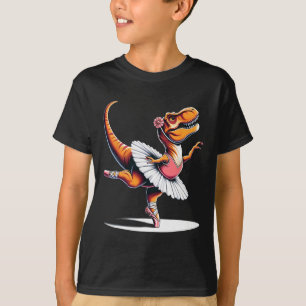 Llerina T-rex Dancing  T-Shirt