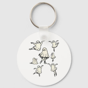 Llet Ghost Llet Dancer Spooky Dance Teacher Hallow Key Ring