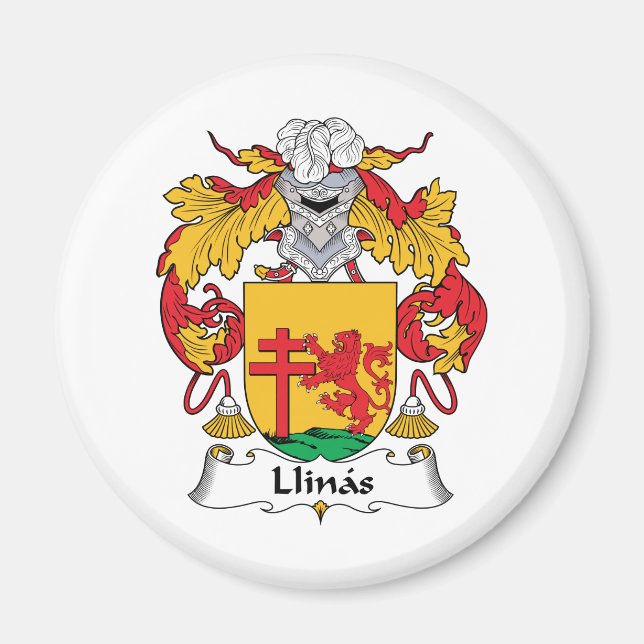 Llinas Family Crest Magnet (Front)