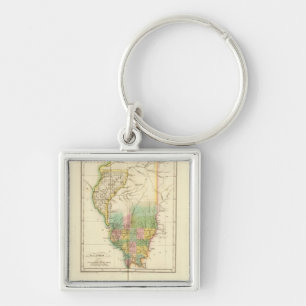 llinois US Key Ring