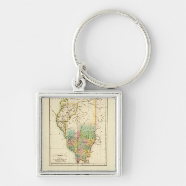 llinois US Key Ring (Front)