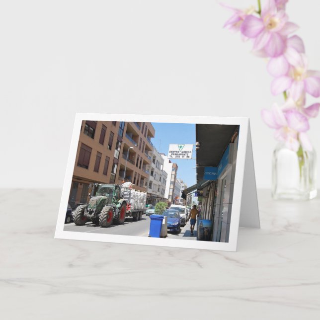 Lliria Town, Valencia, Spain, Español Card (Orchid)