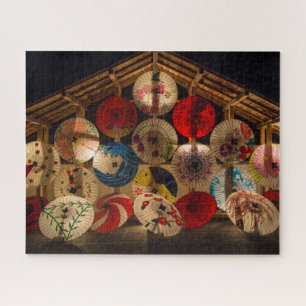 llluminated Parasols Jigsaw Puzzle