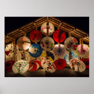 llluminated Parasols Poster