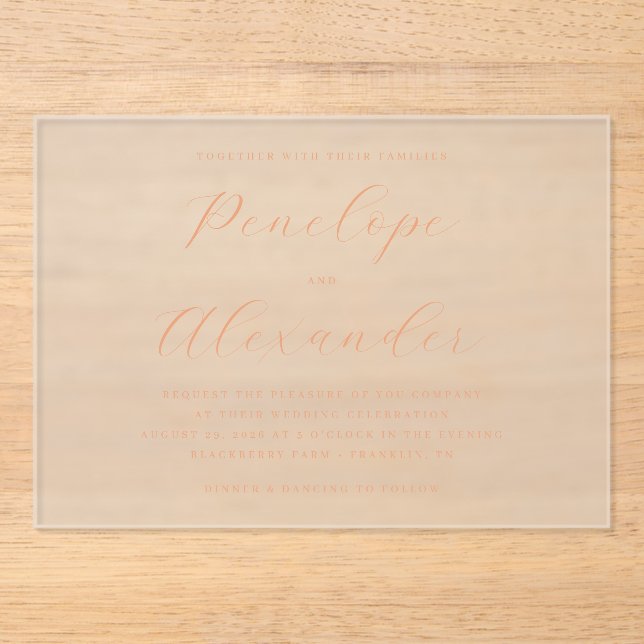 ___LLMGEN___ 16 ACRYLIC INVITATIONS (Front)