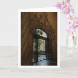 Llotja de la Silda Entrance, Valencia City, Spain Card