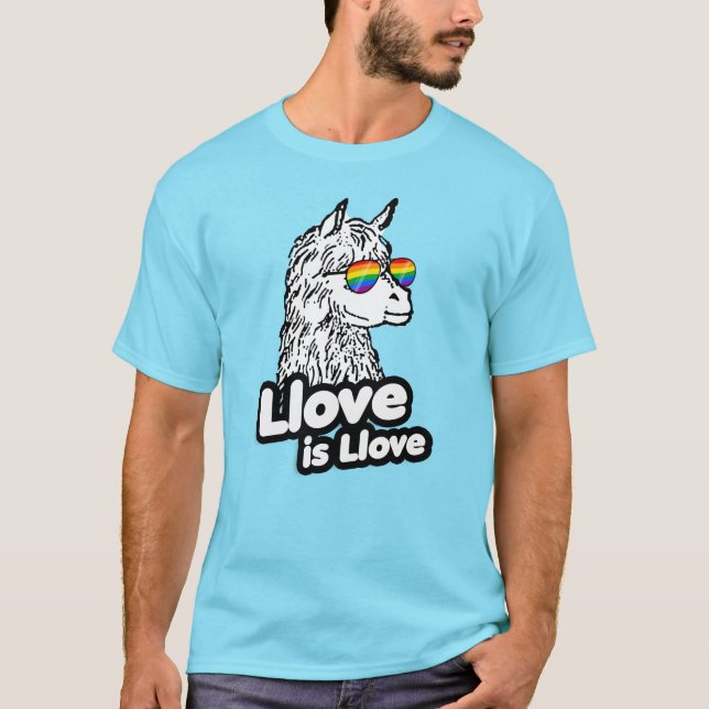 Llove is Llove Llama T-Shirt (Front)