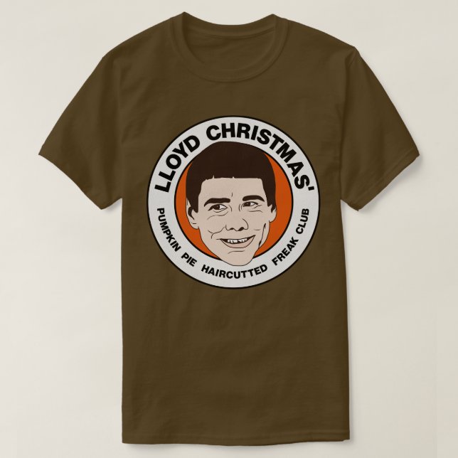 Lloyd Christmas Pumpkin Pie Haircutted Freak Club T-Shirt (Design Front)