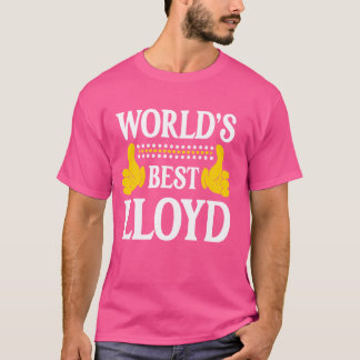 Lloyd Surname Funny Team Family Last Name World's  T-Shirt