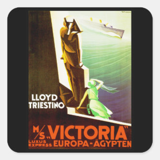 Lloyd Triestino ms Victoria Square Sticker