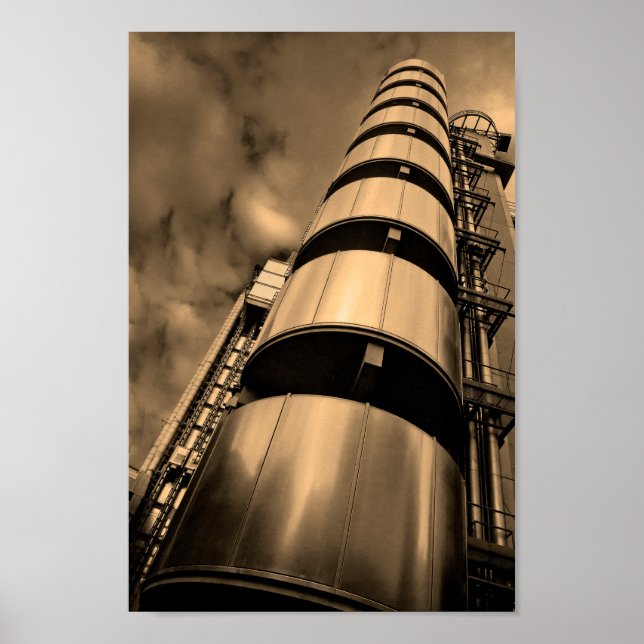 Lloyds Building London England United Kingdom Poster (Front)