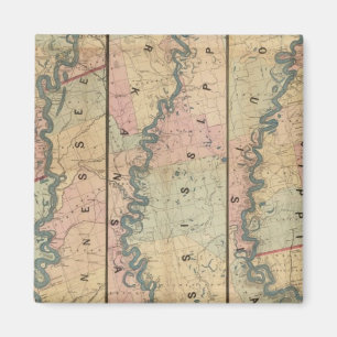 Lloyd's map of the Lower Mississippi River Magnet