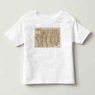 Lloyd's map of the Lower Mississippi River Toddler T-Shirt