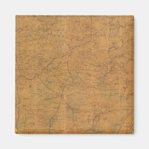 Lloyd's official map of the state of Tennessee Magnet