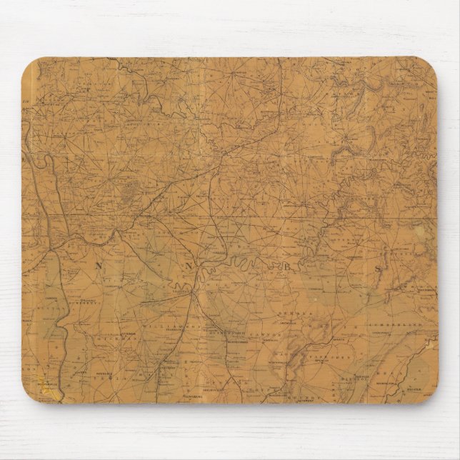 Lloyd's official map of the state of Tennessee Mouse Pad (Front)