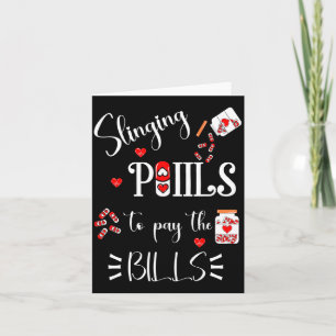 Lls Heart Funny Pharmacist Life Valentines Day  Card