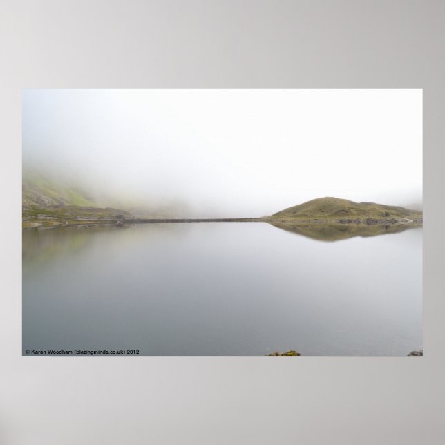 Llyn Llydaw Reservoir (Snowdonia) Poster (Front)
