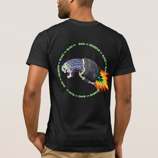 LM2500 w/ SSBB Drk Clr T-Shirt (Back)