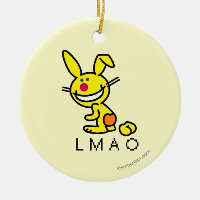 LMAO CERAMIC TREE DECORATION (Front)