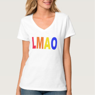 LMAO Internet Buzzwords Slogan T-Shirt
