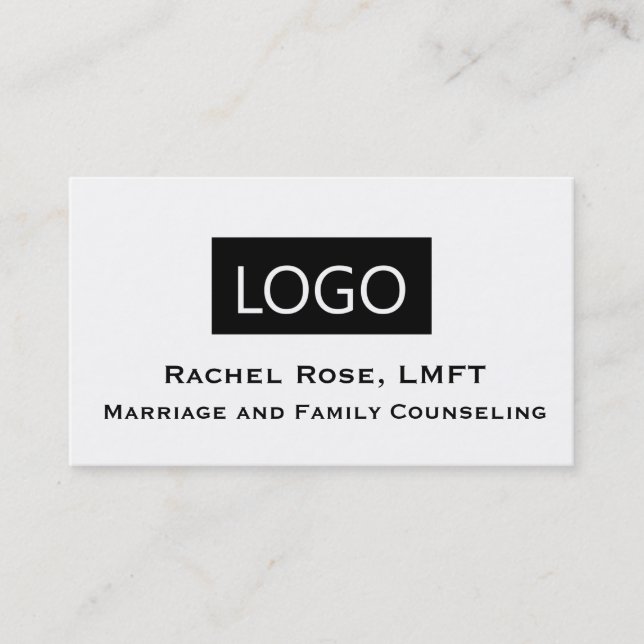 LMFT Licensed Marriage and Family Therapist Busine Business Card (Front)
