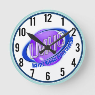 LMHC SWOOSH LICENSED MEDICAL HEALTH COUNSELOR ROUND CLOCK