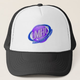 LMHC SWOOSH LICENSED MEDICAL HEALTH COUNSELOR TRUCKER HAT