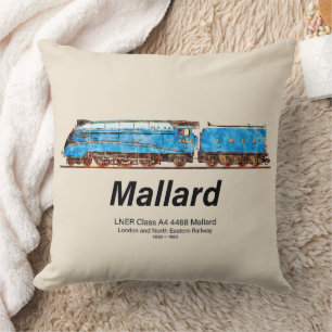 LNER Class A4 4468 Mallard - Fastest Steam Loco Cushion