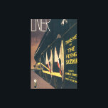 LNER The Flying Scotsman Vintage Travel Poster Canvas Print<br><div class="desc">This product features LNER The Flying Scotsman vintage travel poster artwork. 
 
 Like this design,  but you want to tweak it? Just click on "Customise" to add text or adjust things to your liking.</div>