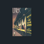 LNER The Flying Scotsman Vintage Travel Poster Canvas Print<br><div class="desc">This product features LNER The Flying Scotsman vintage travel poster artwork. 
 
 Like this design,  but you want to tweak it? Just click on "Customise" to add text or adjust things to your liking.</div>